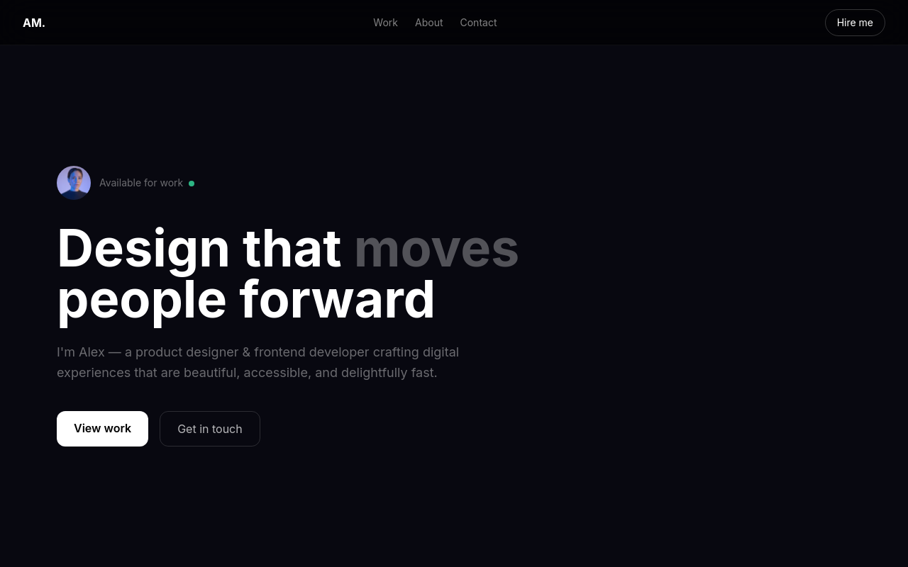 Personal Portfolio