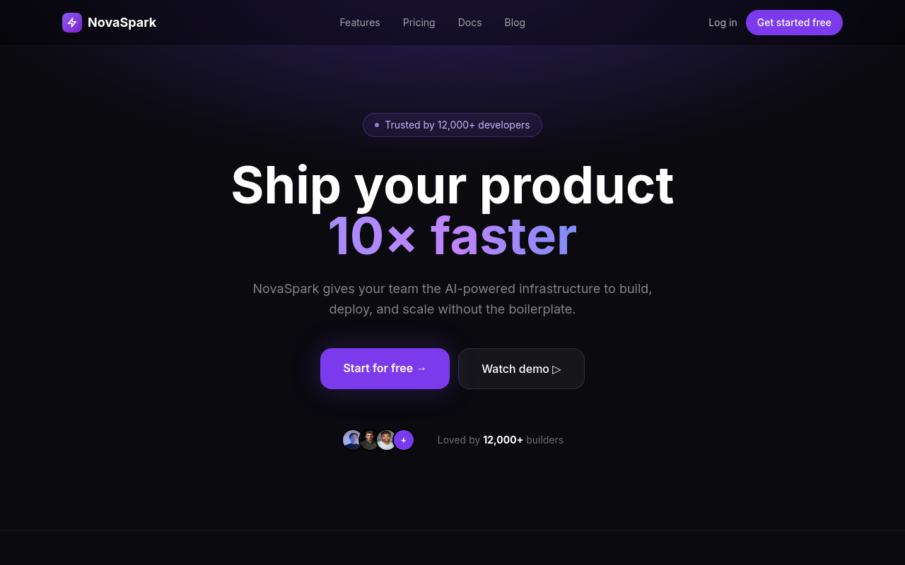 SaaS Landing Page