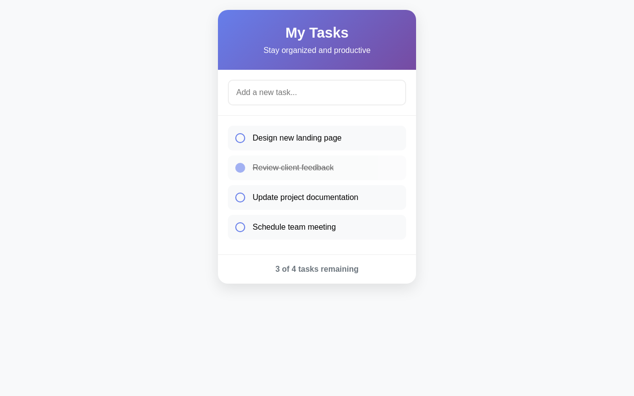 Mobile Todo App